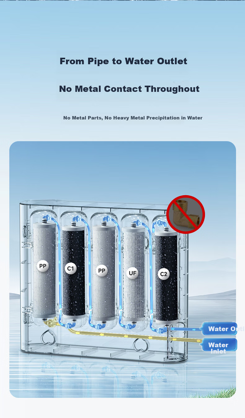 AUX Water Purifier, Household Ultrafiltration Machine, Under-Sink Water Filter, Kitchen Tap Water Purifier, AU27 Countertop Filtration System, Water Purification Machine 5