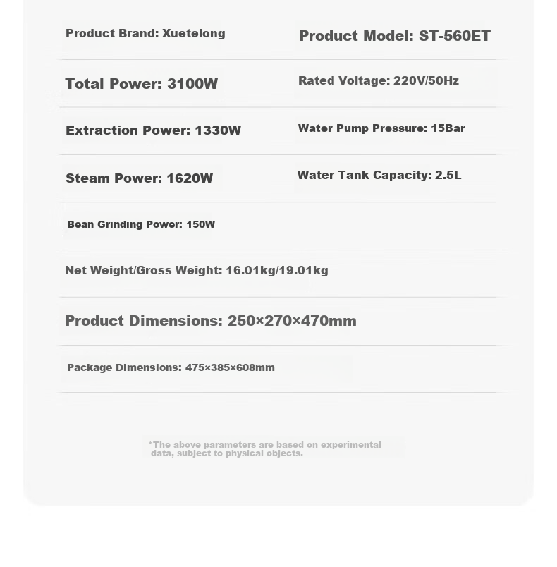 STELANG [Same Price As 618] ST-560ET Home Semi-Automatic Coffee Machine, Three-Pot Stove, Dual Pump Grinding All-In Machine, Commercial Gree 30