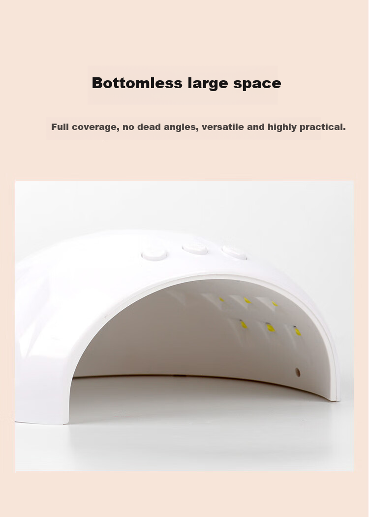 Meifuyu Nail Lamp, Gel Polish Curing Light, Baking Lamp, Drying Lamp, Nail Tips, Gel Polish Drying Lamp, Quick-Drying, No Black Hands, MF8258 10