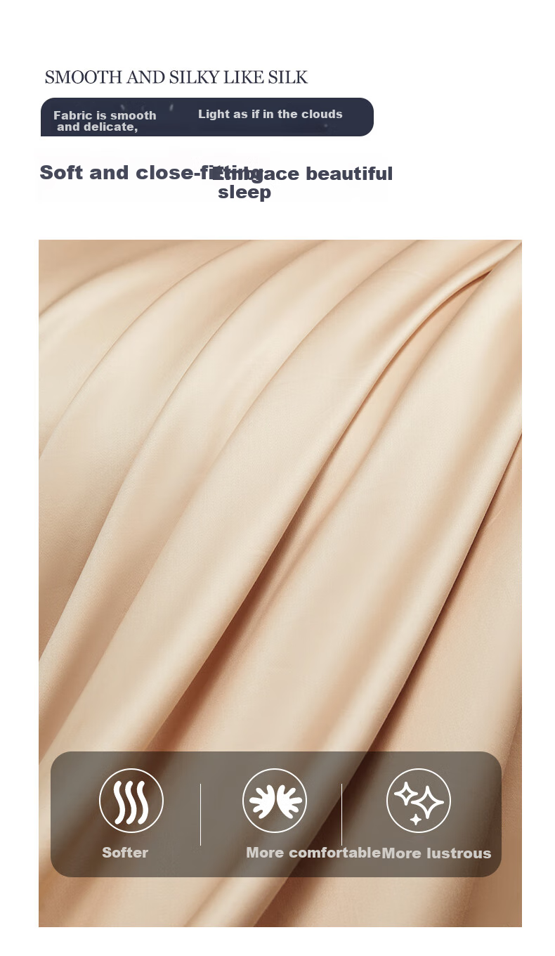 Shuixingjiafang Duvet Cover, Pure Cotton, 100 Count Long-Staple Cotton, Sateen Fabric, Class A Bedding Cover, Extra Large Double Size, 220x240cm 4