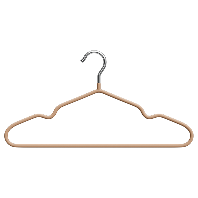 Baicaoyuan Non-Slip No-Marks Thickened Dual-Use Resin Hangers for Dry and Wet Clothes, 20-Pack Adult Household
