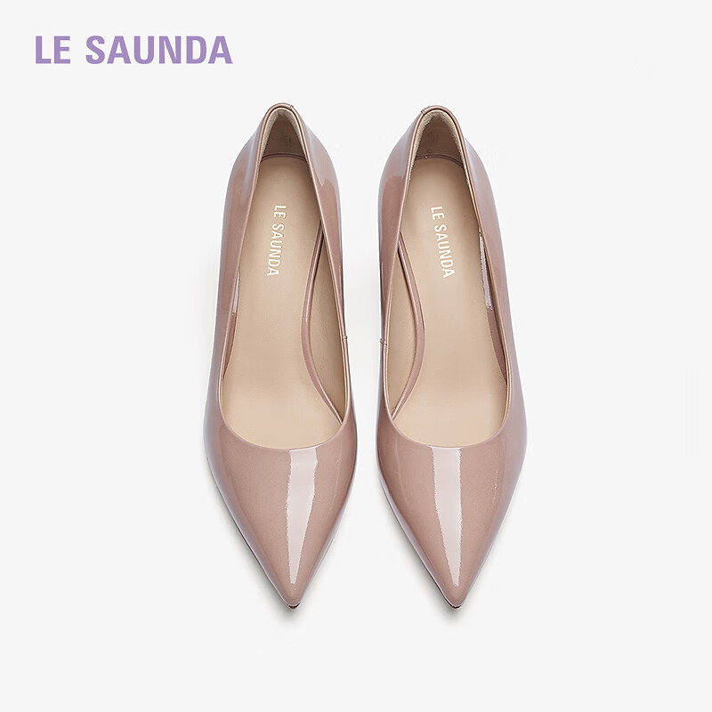 Laird & Dane 2026 Spring Summer New Genuine Leather Commuting Stiletto Heels Women's Premium 6T66301 Pink PNP35