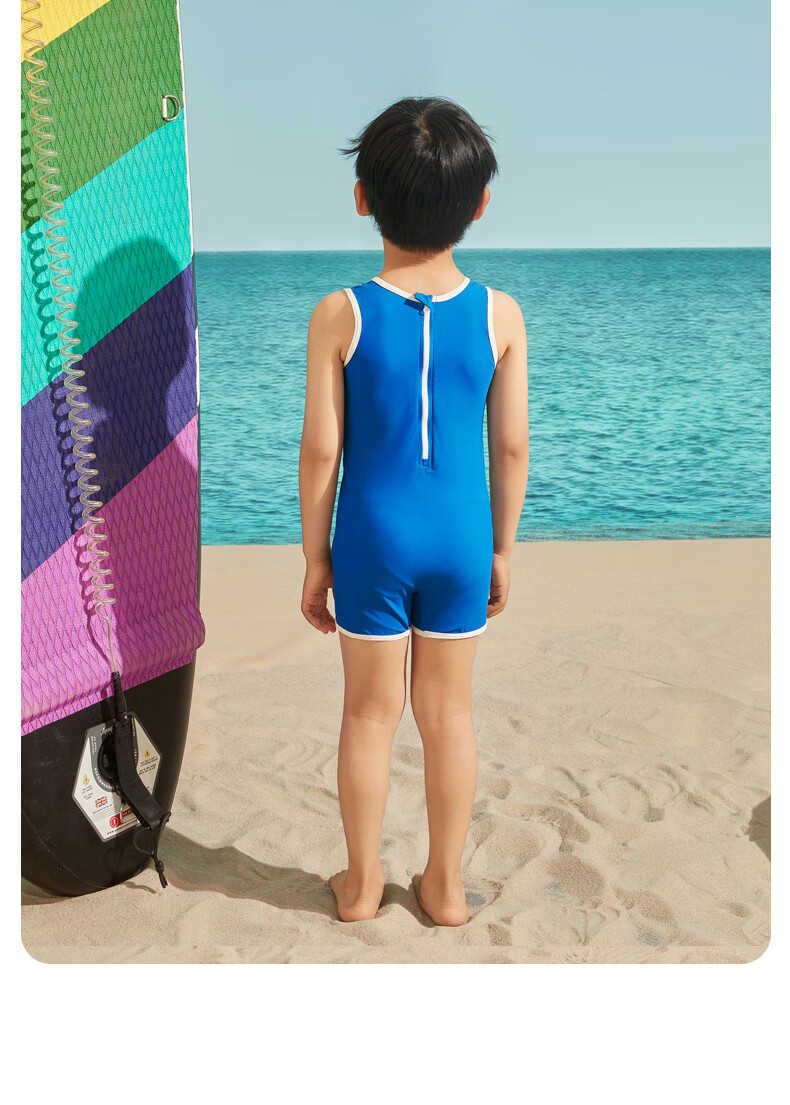 Adoreswim Boys' One-Piece Swimsuit, Sun Protection Swim Trunks, Children's Swimwear, 2024 New Style, Boys' Set, Toddler Quick-Dry 9