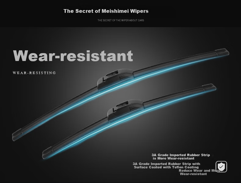 Meisim Windshield Wiper Blade for BYD S6 (2011-2014 Models)/BYD S7 (2015 Model), Rubber Strip Wiper Blade 4