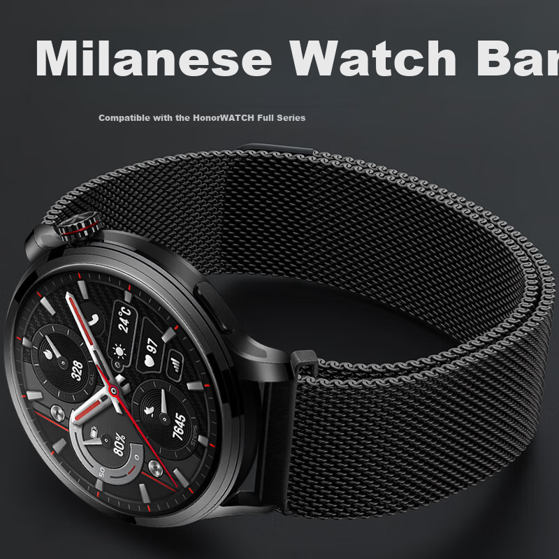 Weiqiantu [Magnetic Milan] Compatible with Huawei GT7/GT6/GT5/Pro Watch Band, for Watch6/6pro/Watch5/watch4pro, GT4/3 Proton Watch Strap