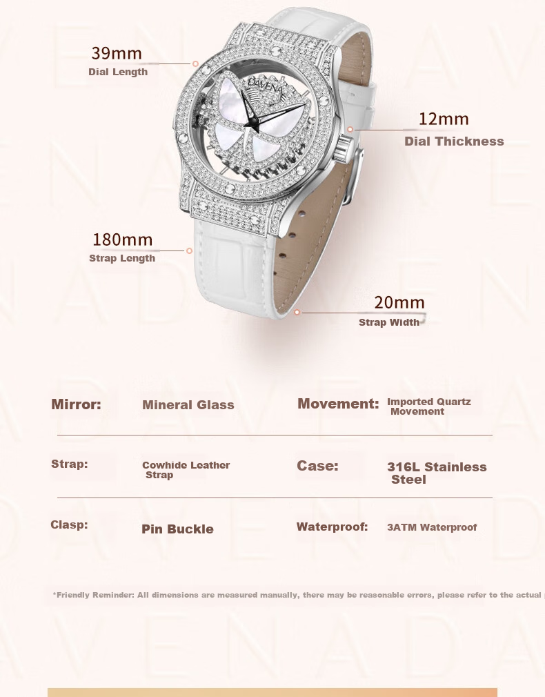 Davena Dream Butterfly Watch: Good Luck Arrives - A Luxurious And Niche Wristwatch, Birthday Gift for Girlfriend 6