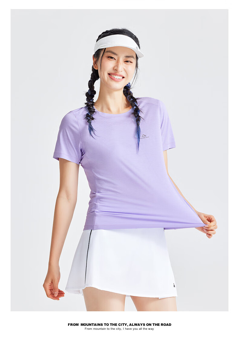 Toread Women's Summer Outdoor Sports Quick-Dry Breathable Slim Fit Short Sleeve T-Shirt 13