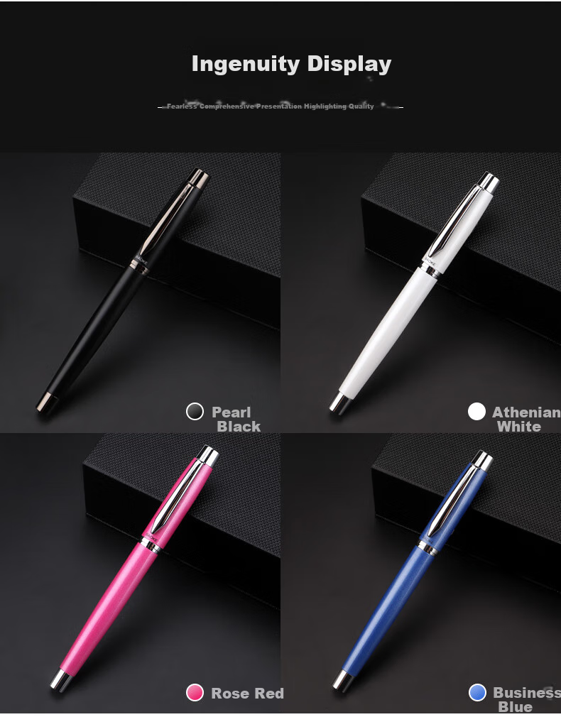 BAOKE T18 Millennium Gift Box Set, Fountain Pen/ballpoint Pen Two-In Business Office Signing Pen Daily Writing Pen, Holiday Gift, Twilight Gray 2