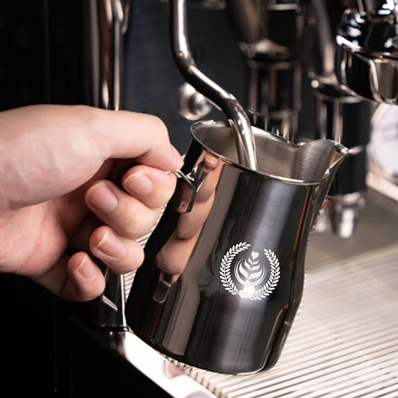 CLITON Coffee Latte Art Cup, Eagle Beak Italian Latte Art Pitcher, 304 Stainless Steel Milk Frother Cup, Coffee Cup, Milk Frothing Pitcher, 350ml