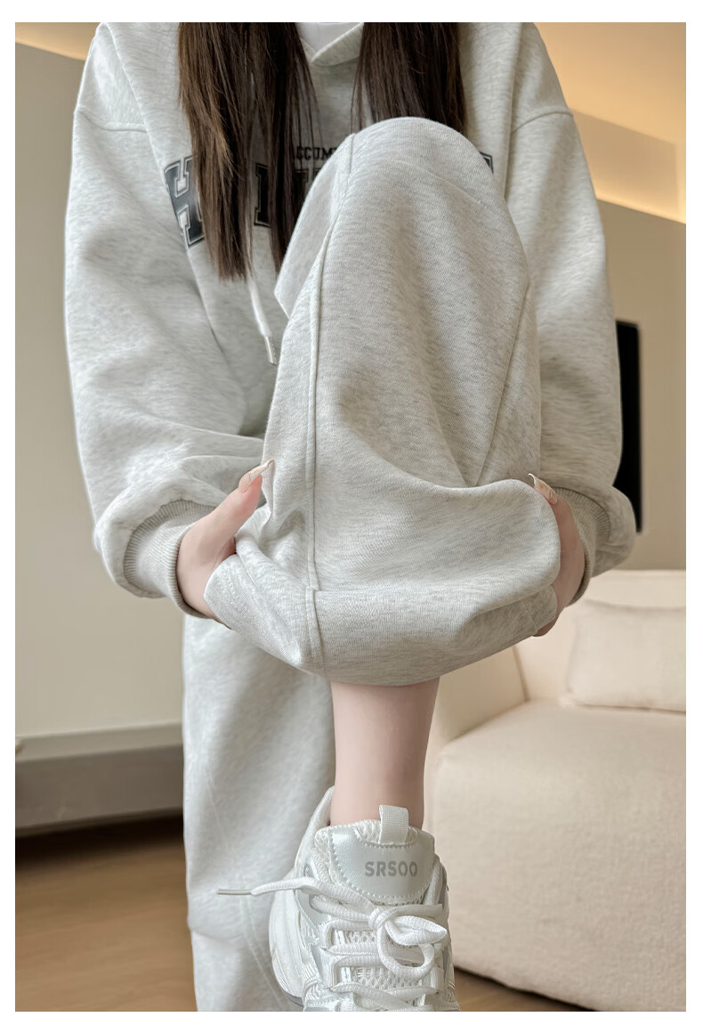 FitonTon Women's Casual Pants Curved Blade Sports Pants Spring Autumn New Slim High Waist Wide Leg Banana Pants 10