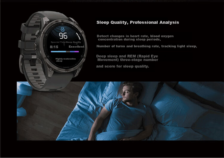 GARMIN Enduro3 Sapphire Mirror ECG Heart Rate Running Swimming Outdoor Sports Watch 14