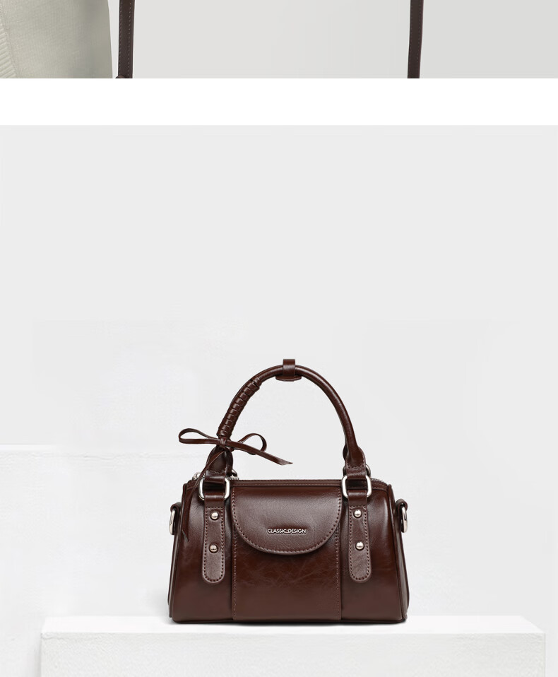 Aiqinghai Women's Handbag, Cowhide Crossbody Bag, Commuter Tote Bag, Luxury Brand, Practical Birthday And Mother's Day Gift for Mom 4