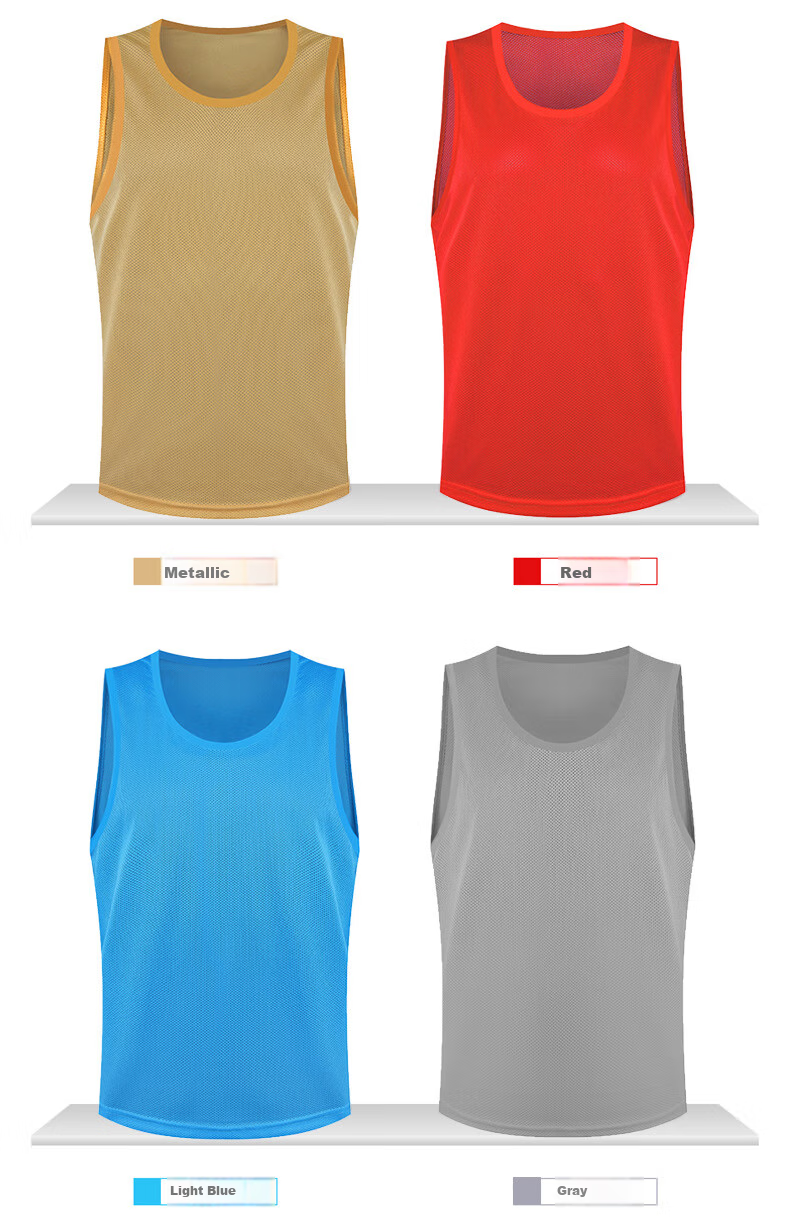 LIEYAO Soccer Basketball Team Building Competition Expansion Advertising Training Vest, Scrimmage Jersey, Team Uniform Vest 12
