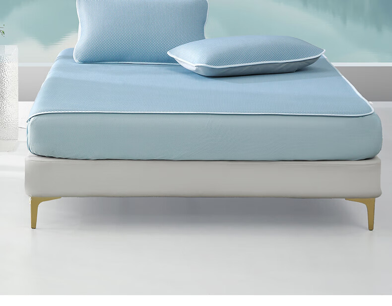 Bailisi Shuixing Jiafang Brand Cooling Mat, Ice Silk Mat, Bed Skirt Style, Class A Cooling Bean Mat, Cooling Mat, 1.8x2 Meters, Machine Washable 1