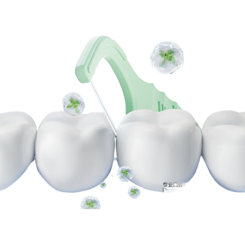 Зубная нить Usmile Double-Line Fresh с дизайном "Smiles", индивидуально упакованная, 60 шт.