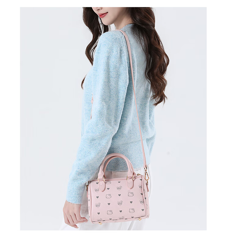 Mesuca X Hello Kitty Handbag, New Women's Bag for Commuting And Casual Wear, Shoulder Pillow Bag with Gift Box, Birthday Gift for Wome 11
