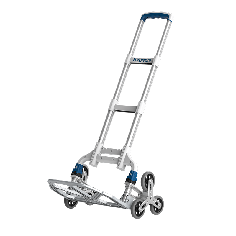HYUNDAI Aluminum Alloy Folding Hand Cart with Silent Wheels