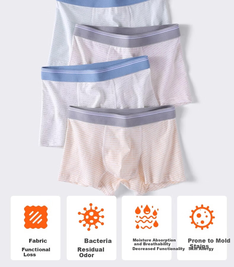 Hzasz Children's Boxer Briefs, Boys' Colorful Cotton Breathable Shorts, Youth Non-Chafing Underwear, Elementary School Students' Pants 5
