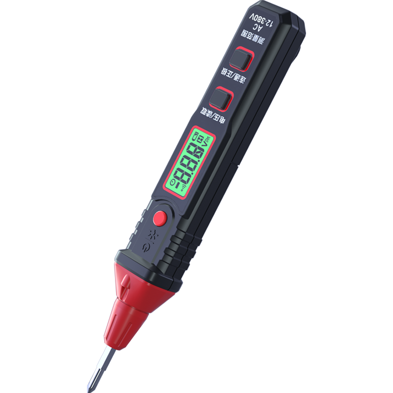 DELIXI ELECTRIC Multi-Function Digital Display Smart Induction Electrician Voltage Tester Pen, 380V Detachable Screwdriver Head, H3A Voltage Tester Pe