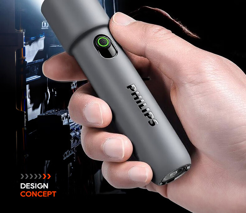 PHILIPS High Brightness Flashlight Portable Mini Tactical Outdoor Emergency Light 5