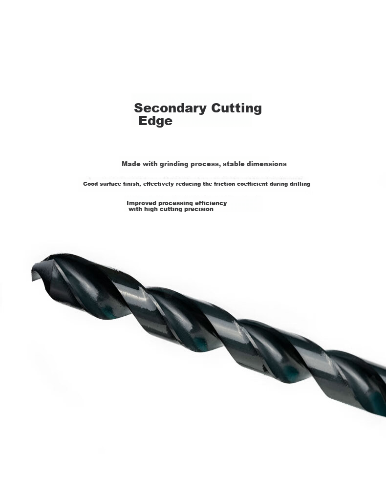 Chengliang Stainless Steel Straight Shank Twist Drill, 8mm High-Speed Steel Cobalt-Containing Twist Drill Bit, Metal Hole Drilling Bit, M35 Electric Drill Bit 5