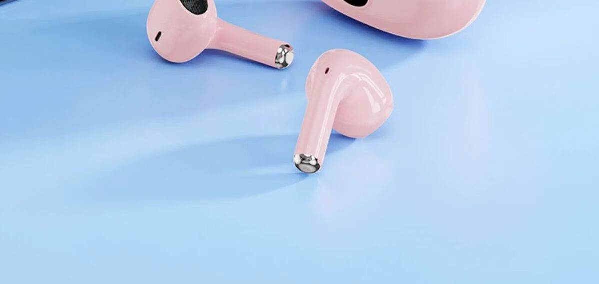 EARISE Berlin Sound 2025 Wireless Bluetooth Earbuds Semi-In-Ear Dual Noise Cancelling Long Battery Life Digital Display Sports Gaming Comfortable Student Universal X87 White 6