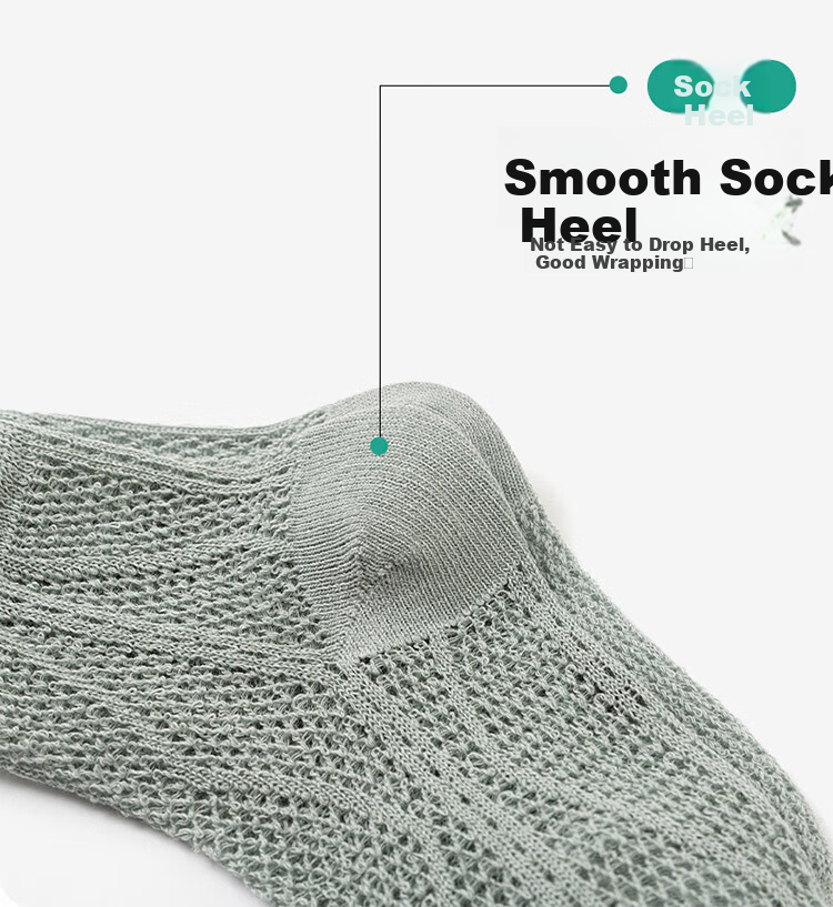 Aibaoshi Baby Socks, Summer Thin Style, Newborn Low-Cut Mesh Cotton Socks, 4 Pairs, M Size (1-3 Years Old), B2099 6