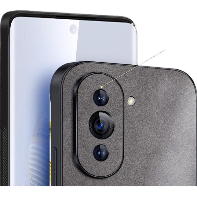 Чехол для Huawei Nova 10, противоударный, с защитой камеры, силиконовый, бизнес-стиль, серый