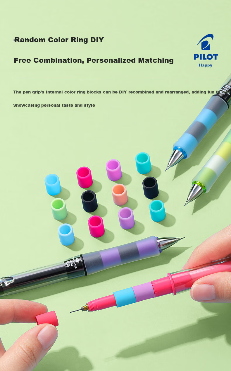 PILOT Grip-Shaping Mechanical Pencil for Elementary School Students, 0.5mm Lead, Children's Stationery Sketching Pen, Limited Edition Starry Sky Pink HDGCL5 Lead 0R-PBP Original Import 9
