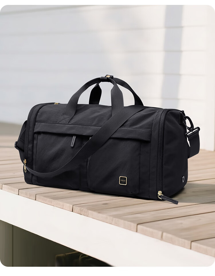 POLO Travel Bag, Women's Sports Fitness Luggage Bag, Large Capacity Business Trip Handbag, Shoulder Crossbody Foldable Storage Bag 10