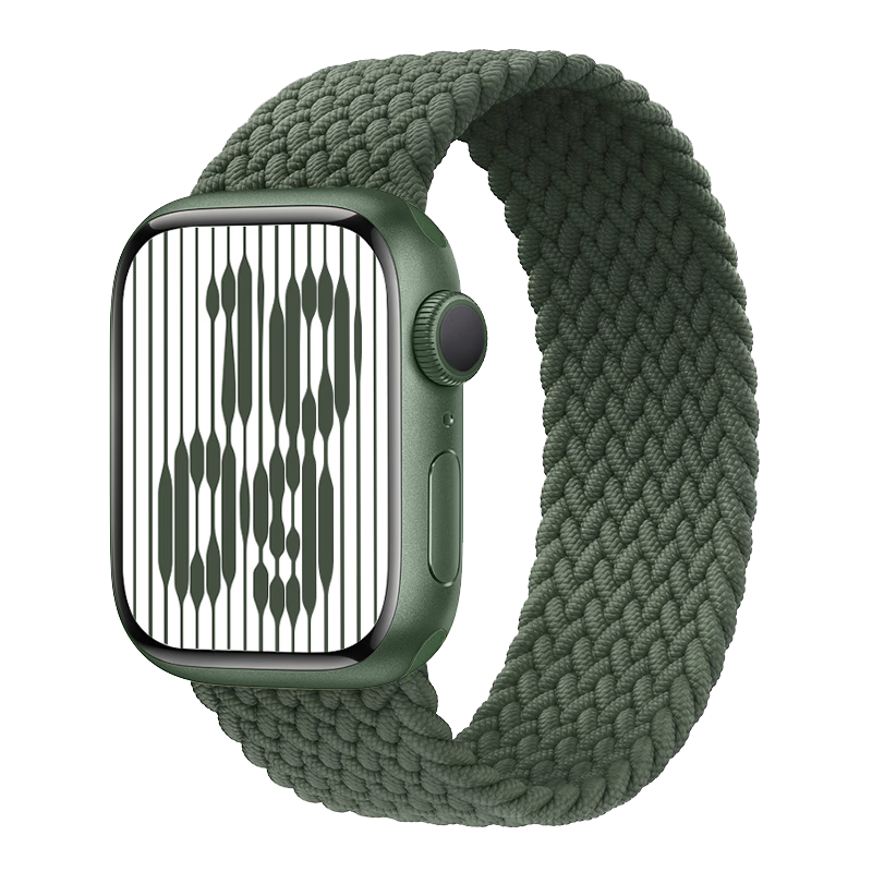 BHO Official Style Apple Watch Band Compatible with Apple Watch Series 11/10/9/8/7 Woven Single Loop Band for iWatch Ultra 3/2/1/SE