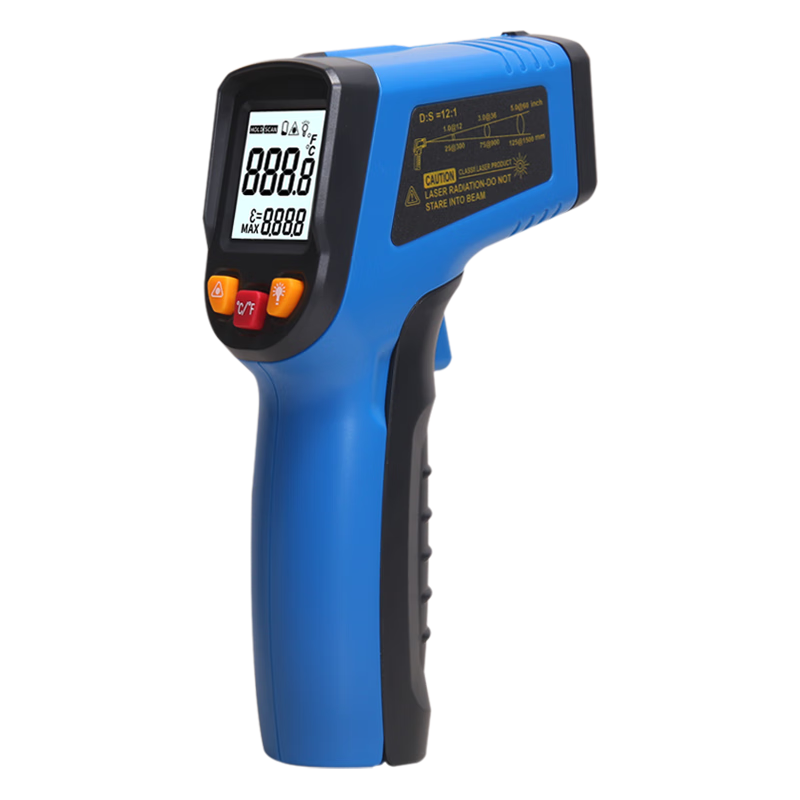 SYNTEK Infrared Temperature Gun Kitchen Oil Thermometer Industrial High-Precision Handheld Thermometer Water Temperature Upgrade 600℃