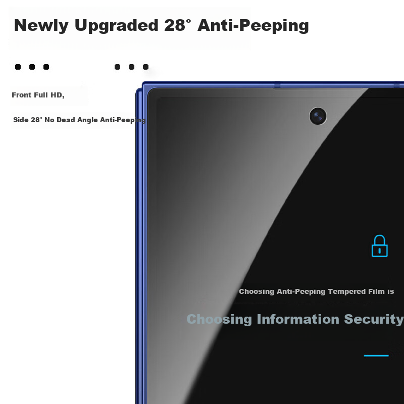 Защитное стекло Smorss для Samsung Galaxy Z Fold 7, антишпионское, закаленное, 28°, против царапин, без белых краев