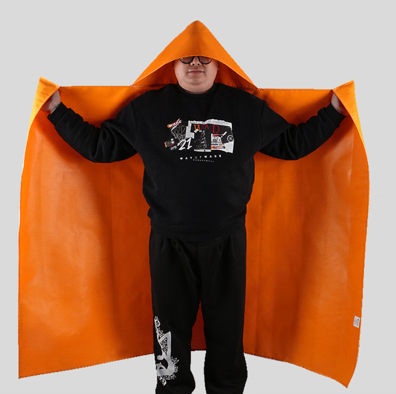 ZHONG JIA WO AN Fireproof Cloak Household Fire Escape Fire Blanket Kitchen High-Temperature Resistant Silicone Fire Extinguishing Blanket Emergency Escape Equipment 14