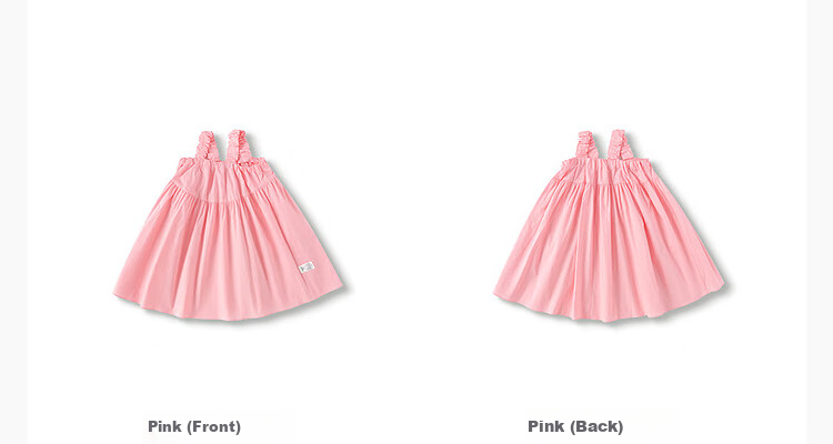 Balabala Kids Dress Girls Baby Summer Vacation Spaghetti Strap Dress 2025 208225111021 7