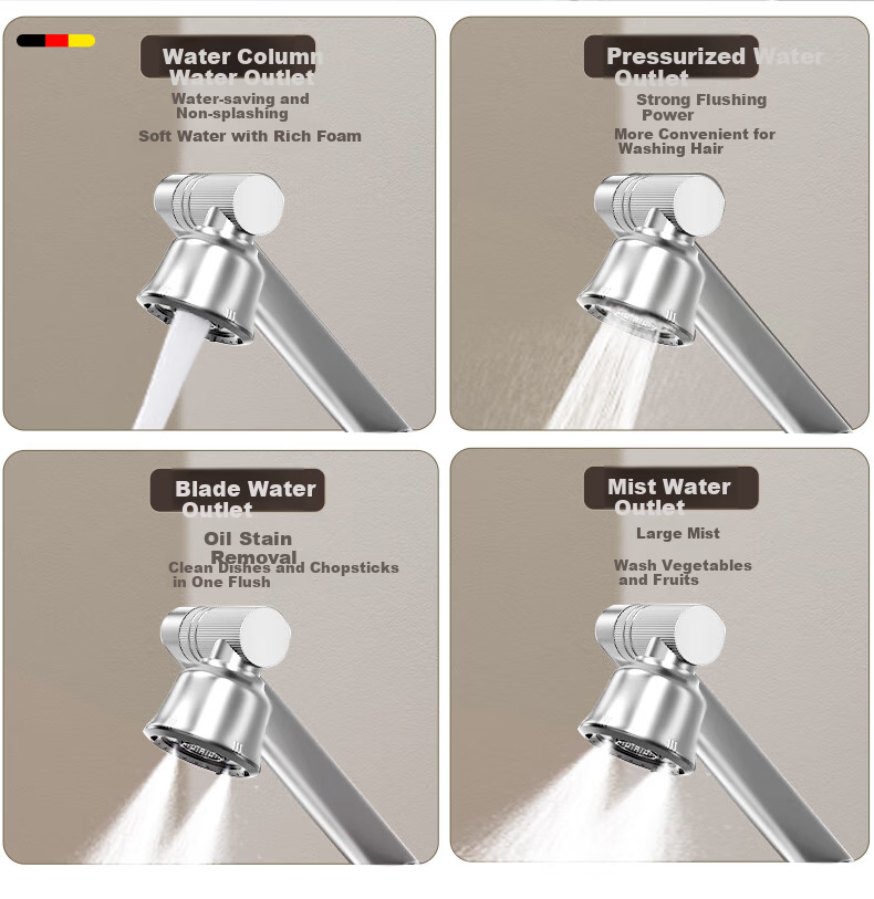 HOMK [Germany] All-Copper Faucet, Washbasin, Hot And Cold Mechanical Arm, Bathroom Sink, Basin, Faucet 3