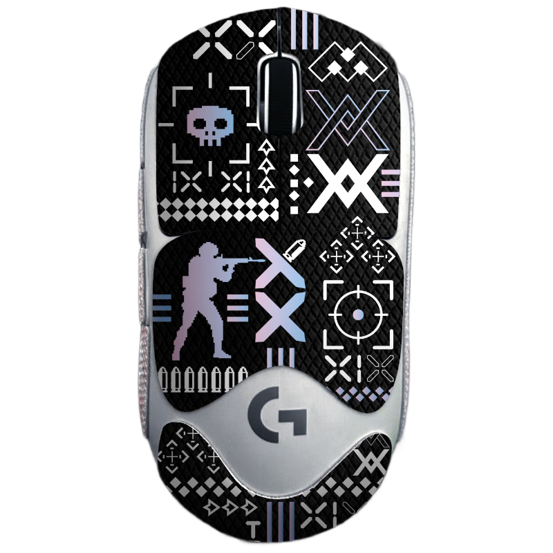 Biyoumei GPW2 Logitech Mouse Anti-Slip Sticker Dog King 2nd/3rd Gen Sweat-Absorbing Scratch-Resistant Gaming Mouse Grip Tape Durable Accessories Counter-Strike Aiming