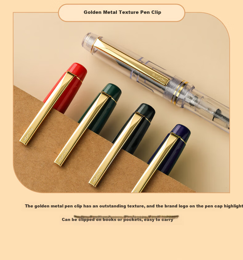 PILOT 78G Student Fountain Pen Vintage Gift Box Set, Birthday Gift, Holiday Gift, Calligraphy Practice Pen for Students, High-End Business Signature Pen, Aesthetically Pleasing, Transparent Color, B Nib 17