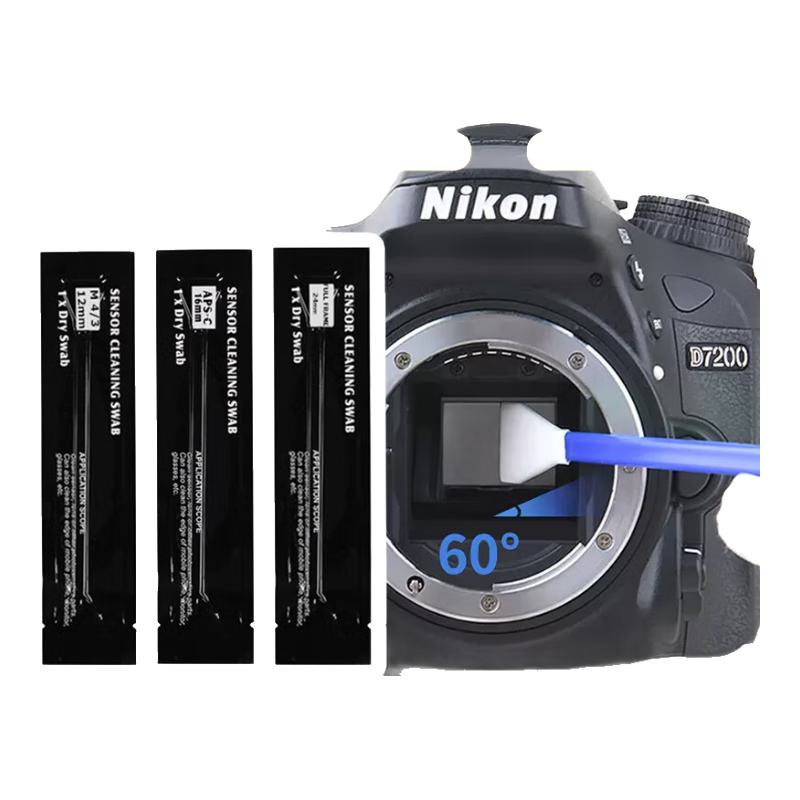 Shilifan CMOS Cleaning Swabs Camera Cleaning Kit Sensor Cleaning Swabs Lens Cleaning Solution Full Frame Cleaning Swabs Digital SLR CCD/CMOS Cleaning Tools 6-Pack