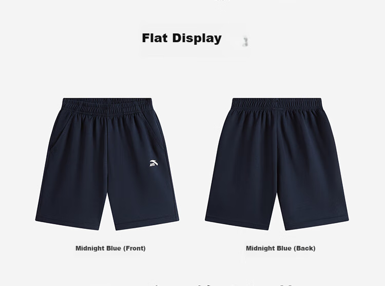 ANTA Children's Knitted Shorts, Boys' Summer Breathable Skin-Friendly Loose Shorts, A52527719 17