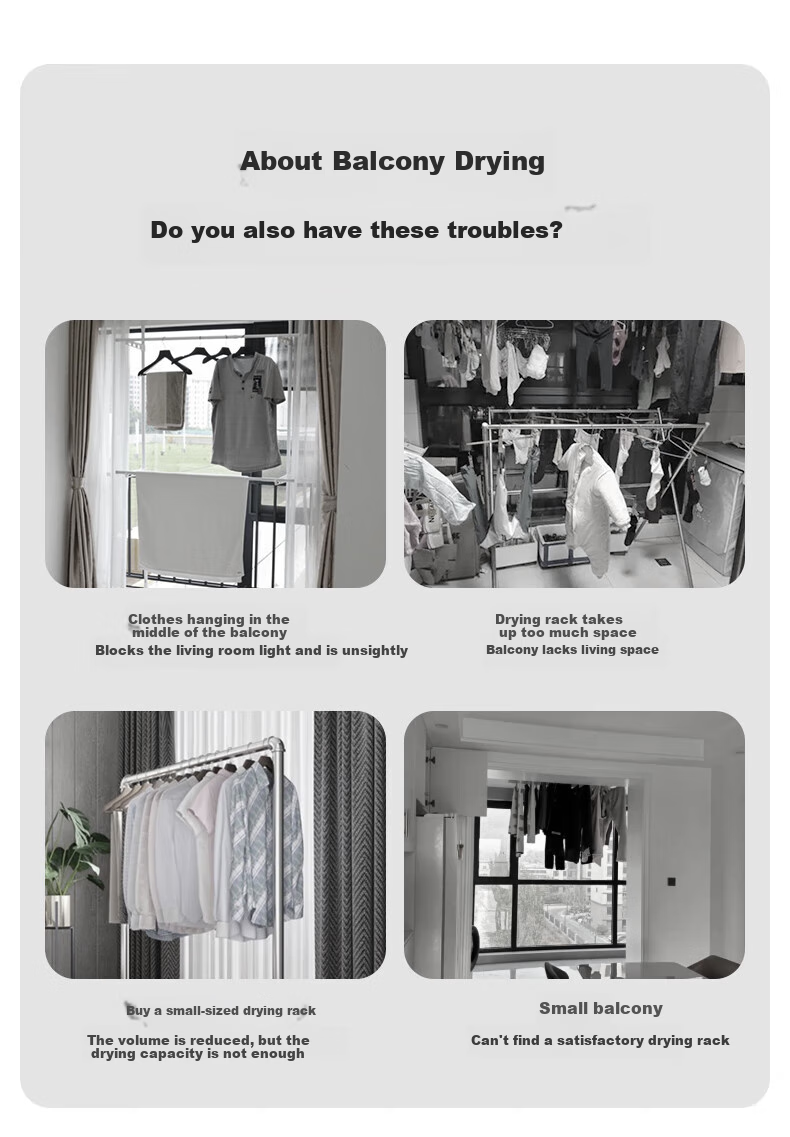 Bangxiansheng Electric Clothes Drying Rack, Side-Mounted, Compact Size, Fully Automatic, Intelligent Lifting, Balcony Extendable, Sun-Drying Machine, M35A 1