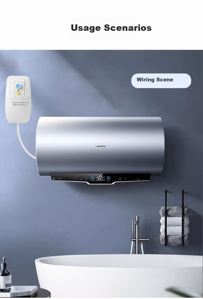 FDD Leakage Protection Plug, Household Appliance Water Heater Waterproof And Electric Shock Prevention Device, Socket Adapter, Thickened Version - Leakage Protection Plug 16A (Direct Insert Type) 7