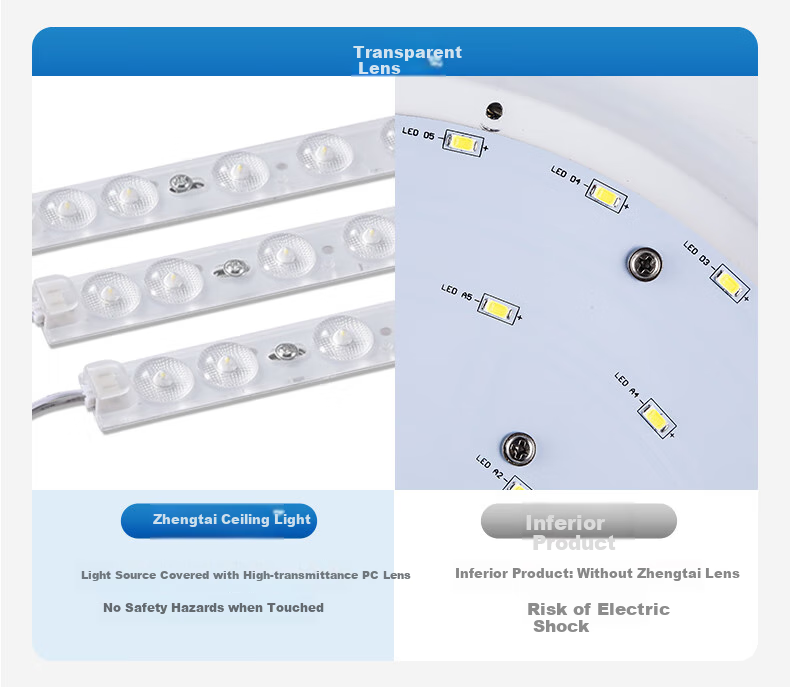 CHNT Ceiling Light, Living Room Main Light, Dimmable, Simple Cream Style LED Bedroom Lighting Set, 108W 4