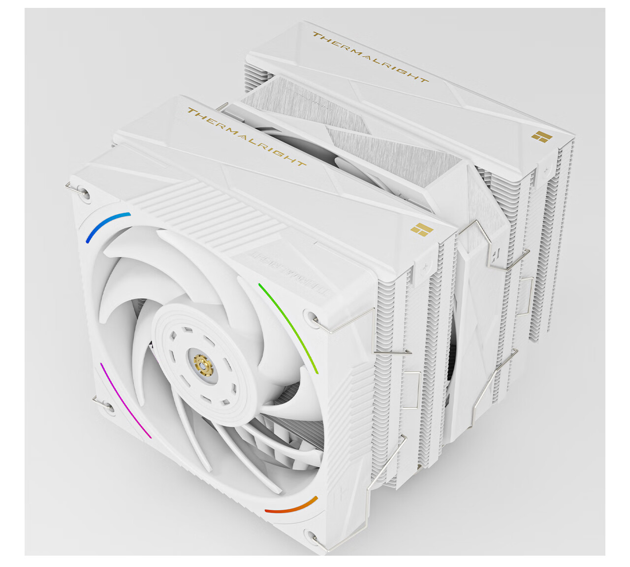Thermalright ROYAL PRETOR 130 ULTRA WHITE, Dual-Tower Airflow Design with 7 Heat Pipes, Wind Cooling Radiator, RP130 WHITE 5