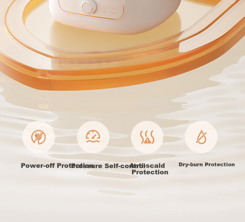 OIDIRE (Oudian) Micro-Pressure Rice Cooker, High-Pressure Electric Pressure Cooker, Dual Intelligent Modes for High And Low Pressure, Stainless Steel 3L | Non-Coated (Stainless Steel Inner Pot) · Cloud Soft White 28