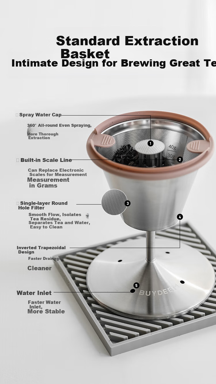 Buydeem Health Pot, Chinese Herbal Medicine Pot, 304 Stainless Steel Tea Maker, Tea Brewing Pot, Fine Extraction Tea And Coffee Pot, Health Pot, Hot Water Pot, Boiling Water Pot K176 7