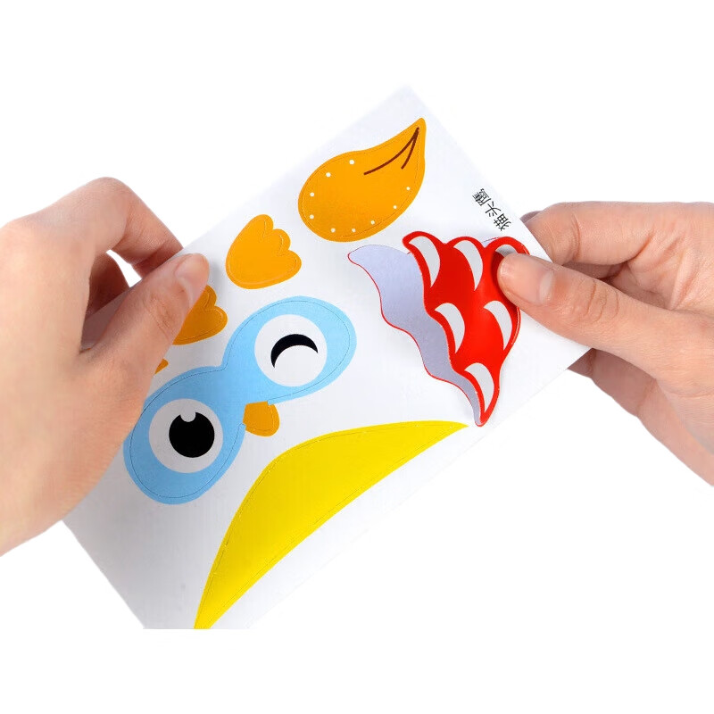 Детские наклейки JEPPE Handmade Sticker Cartoon Paper Cup Stickers, 3D развивающие игрушки, подарок для детского сада на Новый год