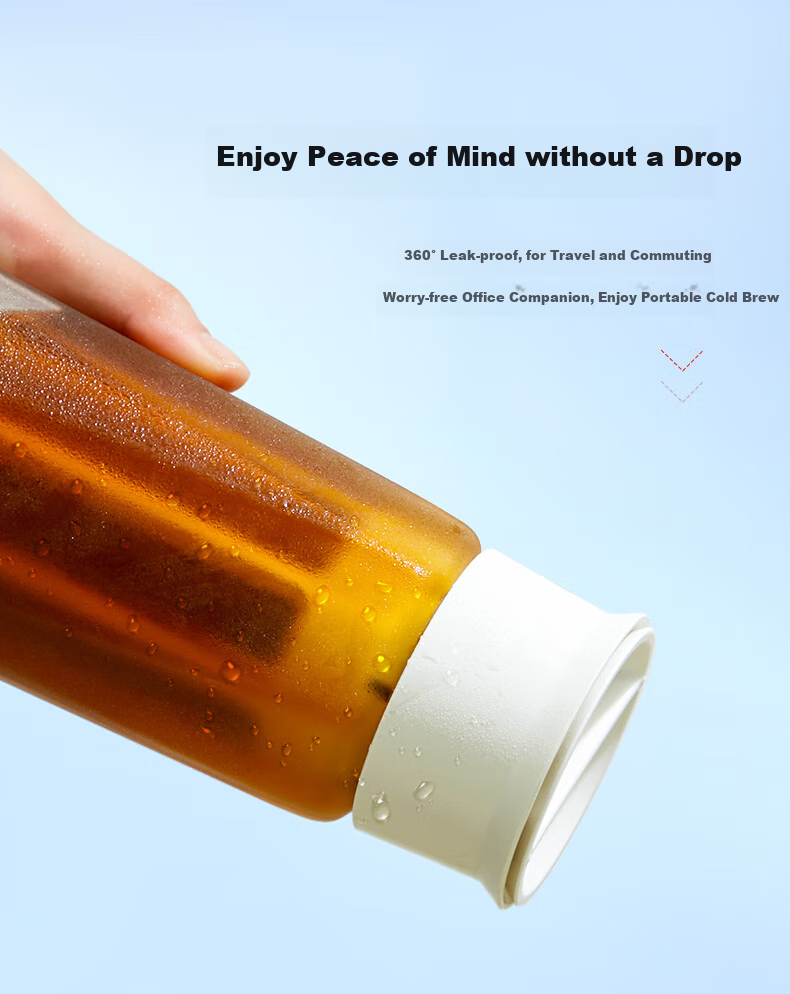 Hero Fanjing Cold Brew Bottle, Cold Brew Coffee Maker with Filter, Cold Water Pitcher, Tea Infuser, Cold Brew Ice Drip Pitcher, Diamond Mirror Versio 9
