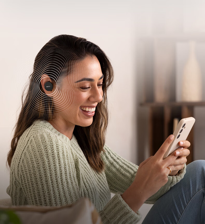 DENON PerL Pro True Wireless Bluetooth Headphones, HiFi Stereo Adaptive Active Noise Cancelling Earphones, AH-C15PL, Long Battery Life, Bluetooth 5.3, Black, Gift 5