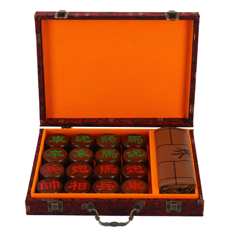 Yingba Chinese Chess Solid Wood Large Portable Chessboard Adult Children Home Gift Premium Chess Gift Box Camping